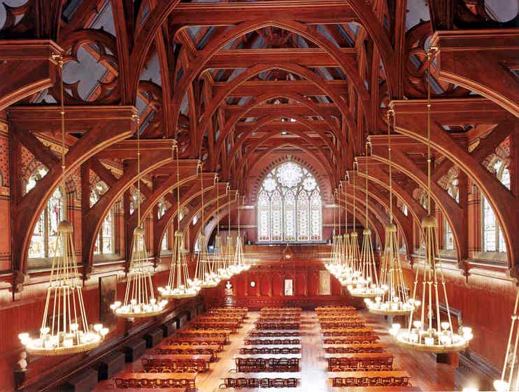 Harvard's hallowed halls