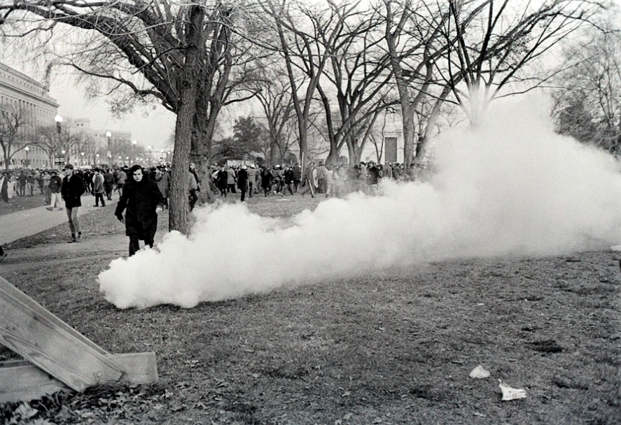 Tear gas Washington DC 1969