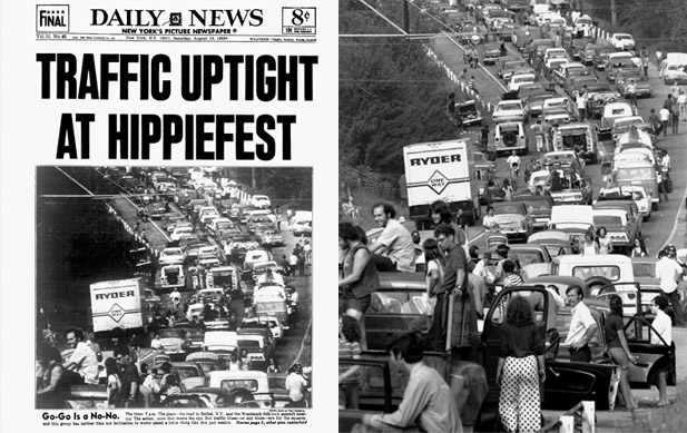 traffic at hippiefest